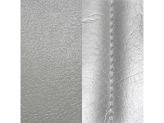 Restoration Quality Standard Interior Front Bucket Seat Upholstery Set, White vinyl