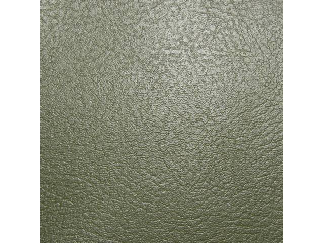 UPHOLSTERY SET, Rear Seat, Std, Medium Green, Madrid Grain Vinyl, 53 inch wide