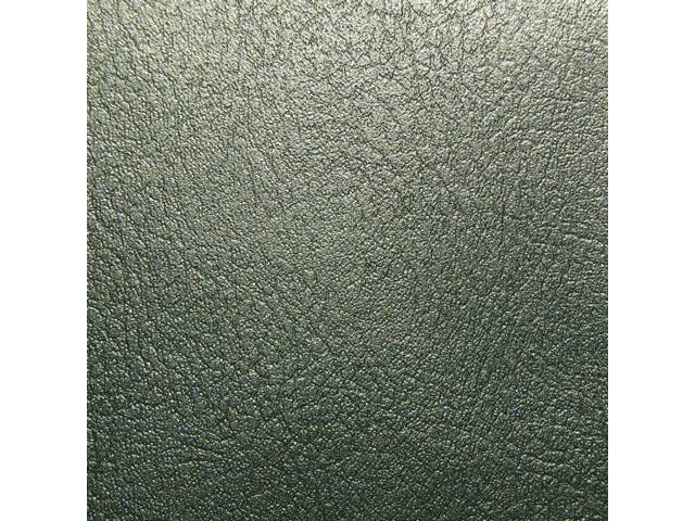 UPHOLSTERY SET, Rear Seat, Std, Dark Green Metallic, Madrid Grain Vinyl, 48 inch wide