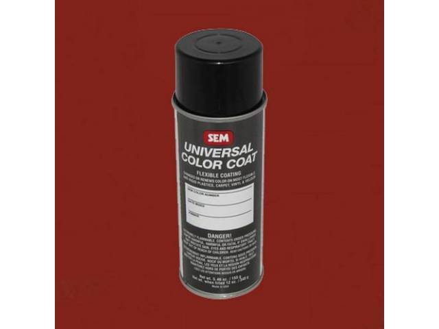 INTERIOR VINYL DYE, Dark Firethorn / Firethorn / Red (can states Dark Firethorn), 12 fluid ounce spray can