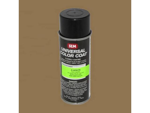 INTERIOR VINYL DYE, Dark Saddle / Saddle (can states Medium Saddle), 12 fluid ounce spray can