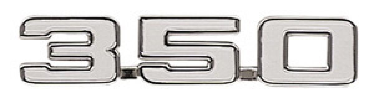 Classic Headquarters "350" Fender Emblem, Each W-356A