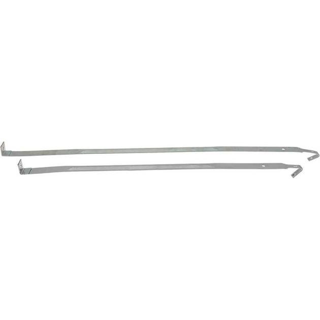 1973-75 Nova, Apollo, Omega, Ventura, 1974-75 Camaro, Firebird, Fuel Tank Mounting Straps, Zinc Coated Steel, Pair