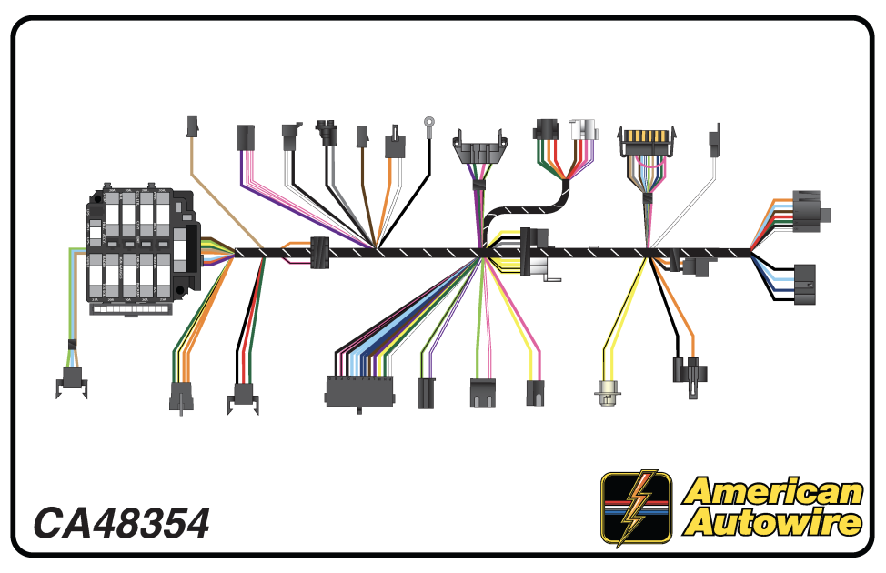 American Autowire 1974 Chevrolet Camaro Dash Harness CA48354