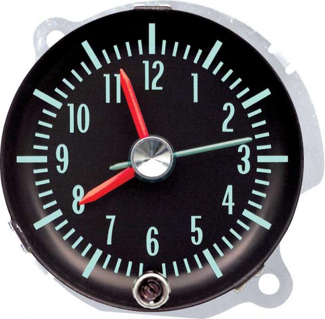 1967 Camaro, Firebird, Console Clock Assembly, GM Licensed