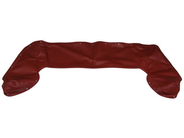 Convertible Top Boot, Bright Red