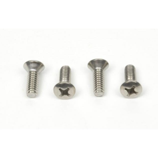Redline Restomotive 1968-1969 Camaro / Firebird Inside Door Handle Mounting Screw Set, for Cars with Deluxe Interior