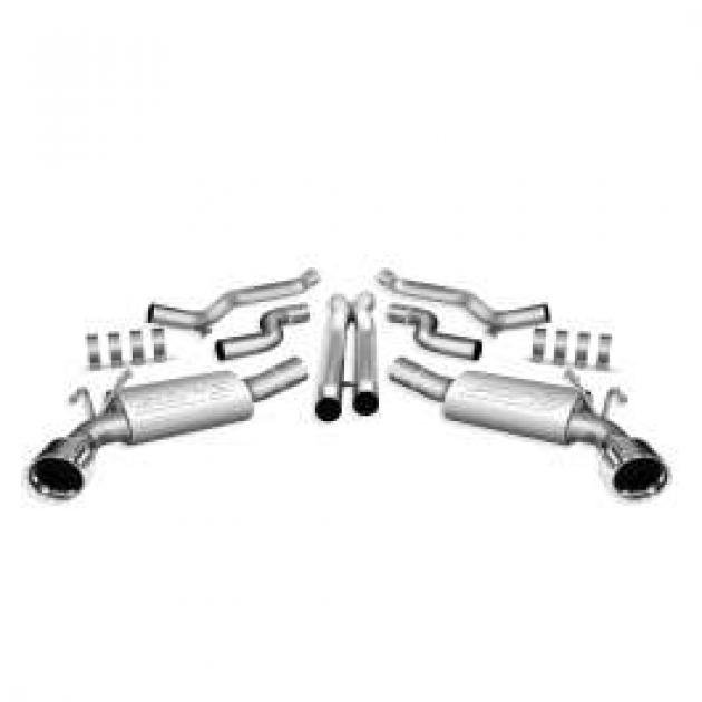 Camaro Exhaust System, Borla S Type Cat-Back With Tips, 6.2L, 2010-2013