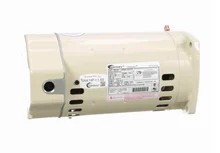 Century Motors – E-Plus, Square Flange, Threaded Shaft, Tan Motor – 1.65 HP, 115/230 Volts – HBQ165
