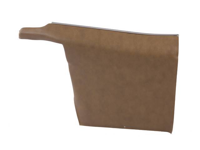 PANEL SET, Inside Quarter, Pre-Assembled, Dlx, Mustard Gold, Incl ABS-Plastic Garnish Rails and Windowfelts Installed