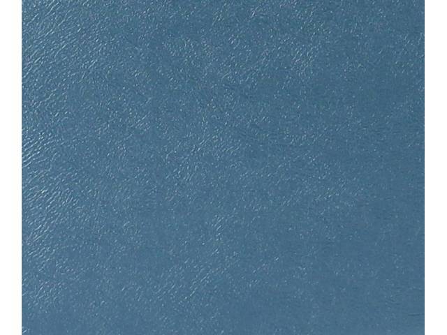 Panel Set, Inside Quarter, Std, Teal Blue, *Silver Edition*Note:Note: These panels do not include the top garnish rails (usually plastic or metal) or the windowfelts. Windowfelts can be purchased separately from NPD, the custo