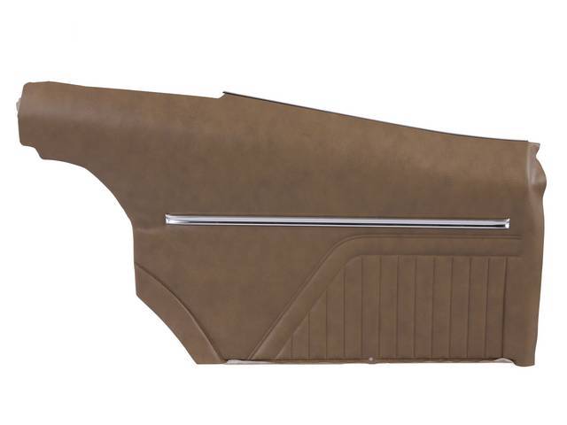 PANEL SET, Inside Quarter, Pre-Assembled, Std, Mustard Gold, Incl Metal Garnish Rails and Windowfelts Installed