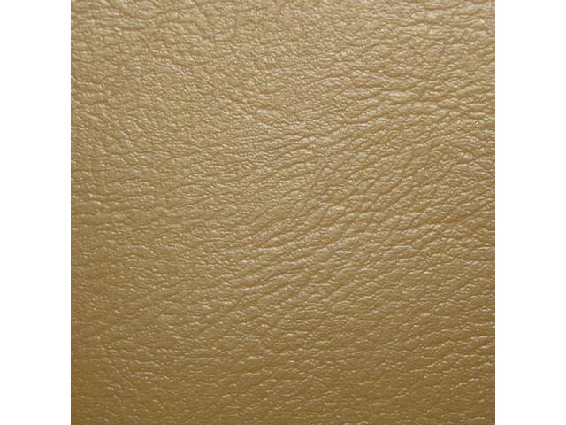 UPHOLSTERY SET, Front Buckets, Std, Light Saddle, Madrid Grain Vinyl W/ Madrid Inserts