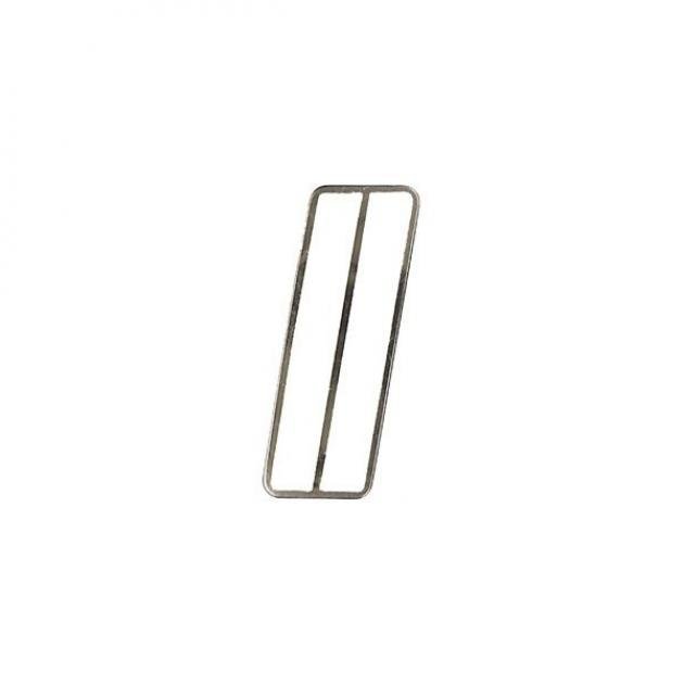 El Camino Gas Pedal Trim, Stainless Steel, 1968-1972