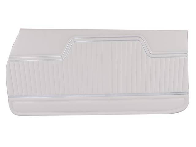 Inside Door Panel Set, Std, White, PUI, *Silver Edition*, Reproduction