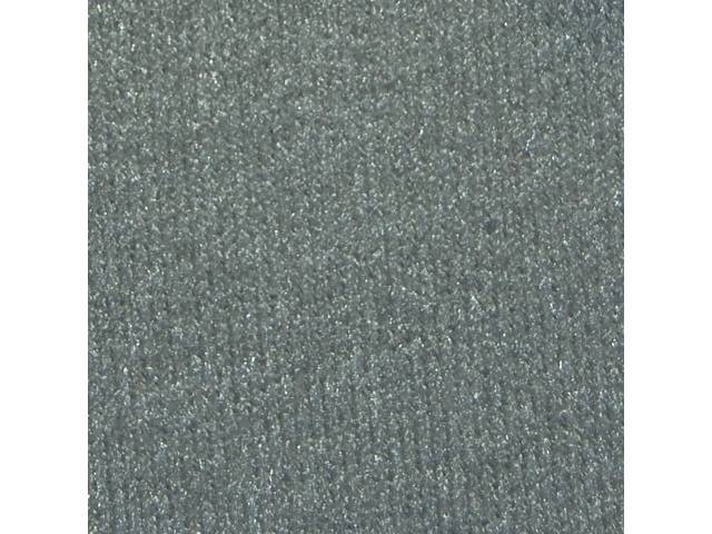 HEADLINER, Cloth W/ Foam Backing, Light Blue, Repro ** Use w/ headliner board (re-use original or see p/n C-HLB-101A) **