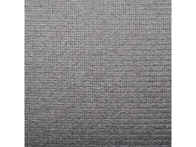 HEADLINER, Cloth W/ Foam Backing, Charcoal / Graphite, Repro ** Use w/ headliner board (re-use original or see p/n C-HLB-101A) **