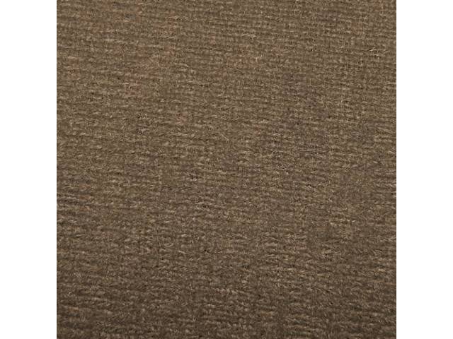 HEADLINER, Cloth W/ Foam Backing, Buckskin, Repro ** Use w/ headliner board (re-use original or see p/n C-HLB-101A) **