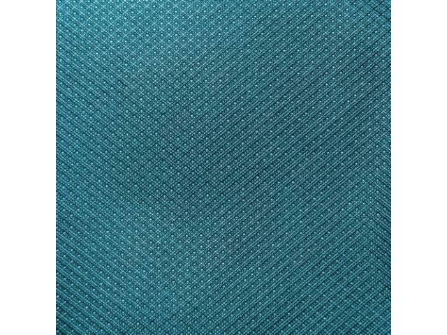 HEADLINER, Tier Grain, Aqua, incl headliner, material to cover two sunvisors and material to cover two sail panels, Repro