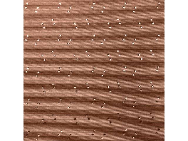 HEADLINER, Perforated Grain, Light Saddle, incl headliner, rods, clips and material to cover two sunvisors, Repro