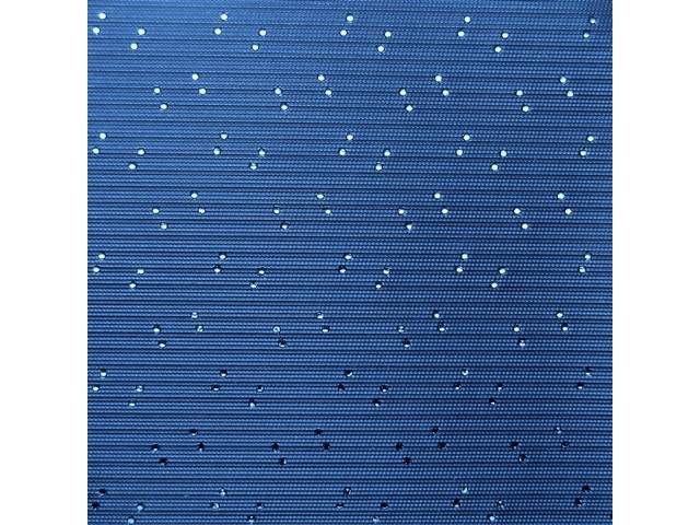 HEADLINER, Perforated Grain, Medium Blue, Repro