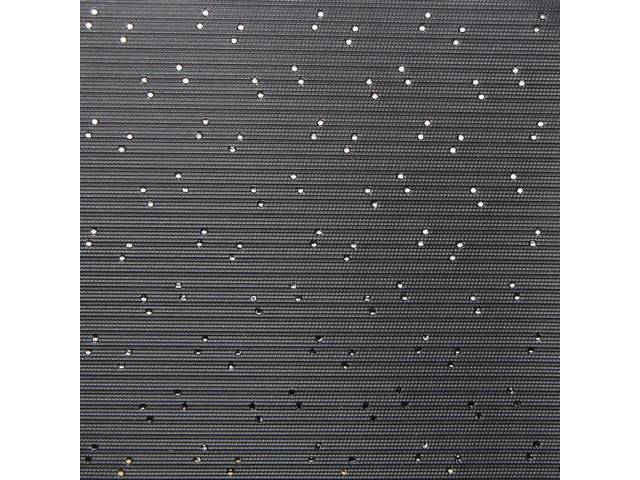 HEADLINER, Perforated Grain, Black, incl headliner, rods, clips