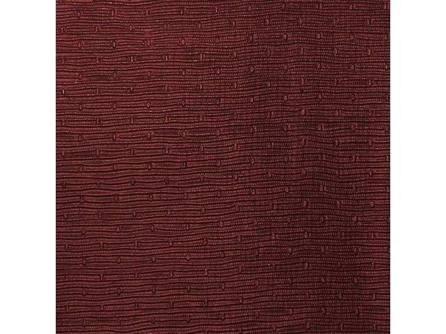 HEADLINER KIT, Impala Grain, Dark Red, 3 Bow, incl headliner, covered sail panels and material to cover one pair of sunvisors, Repro