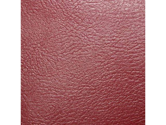 COVER SET, Head Rest, Buckets, Red, PUI, madrid grain vinyl