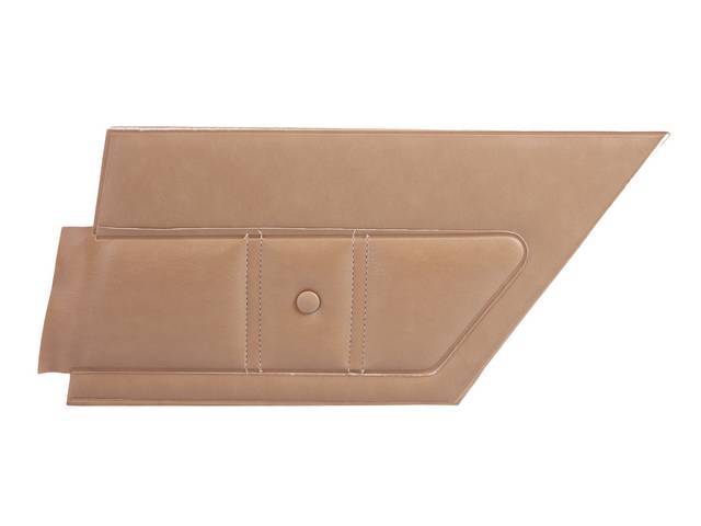 PANEL SET, Inside Quarter, Std, Saddle, PUI, *Silver Edition*, madrid grain vinyl w/ elk grain inserts