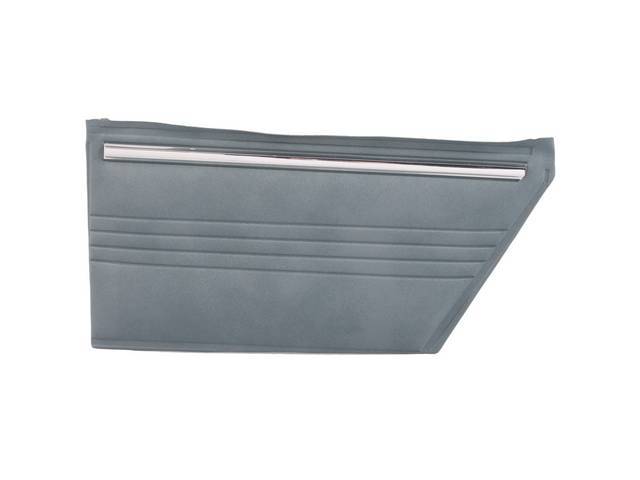 PANEL SET, Inside Quarter, Std, Light Blue, PUI, *Silver Edition*, sierra grain vinyl