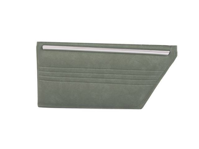 PANEL SET, Inside Quarter, Std, Willow Green, PUI, *Silver Edition*, sierra grain vinyl