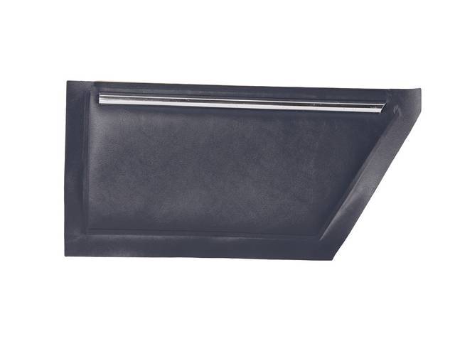 PANEL SET, Inside Quarter, Std, Navy Blue, PUI, *Silver Edition*, sierra grain vinyl