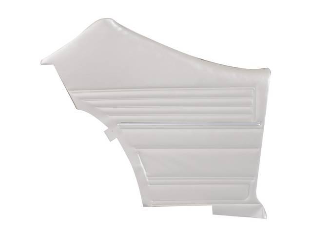 PANEL SET, Inside Quarter, Pre-Assembled, Std, Pearl, PUI, *Silver Edition*, madrid grain vinyl, Incl ABS-Plastic Garnish Rails and Windowfelts Installed