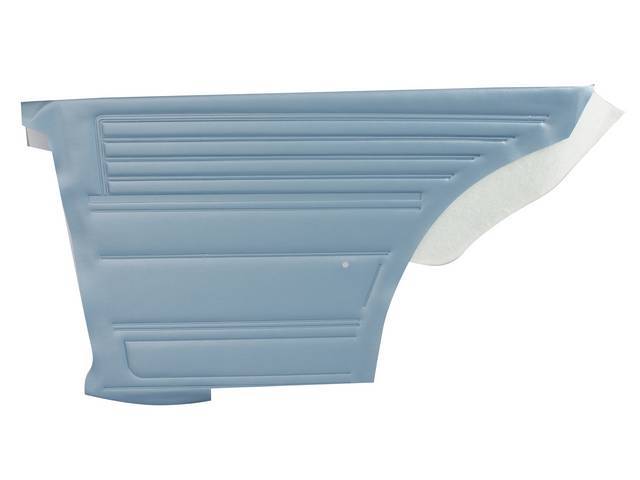 PANEL SET, Inside Quarter, Std, Light Blue, *Platinum Edition* Note:Note: These panels do not include the top garnish rails (usually plastic or metal) or the windowfelts. Windowfelts can be purchased separately from NPD, the c