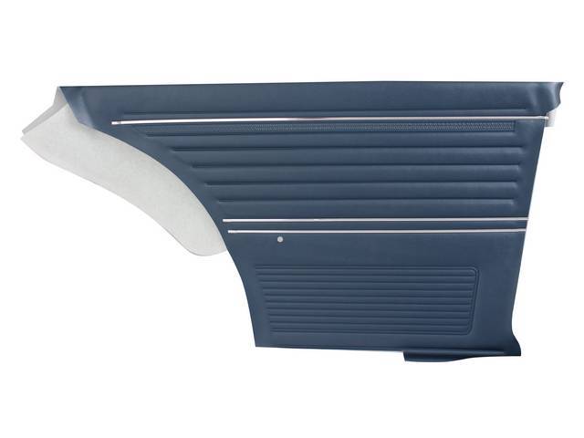 PANEL SET, Inside Quarter, Std, Dark Blue, *Platinum Edition* Note:Note: These panels do not include the top garnish rails (usually plastic or metal) or the windowfelts. Windowfelts can be purchased separately from NPD, the cu