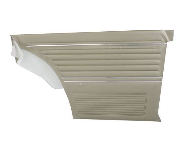 PANEL SET, Inside Quarter, Std, Medium Green, *Platinum Edition* Note:Note: These panels do not include the top garnish rails (usually plastic or metal) or the windowfelts. Windowfelts can be purchased separately from NPD, the