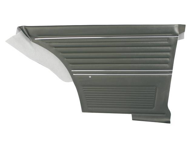 PANEL SET, Inside Quarter, Std, Dark Green Metallic, *Platinum Edition* Note:Note: These panels do not include the top garnish rails (usually plastic or metal) or the windowfelts. Windowfelts can be purchased separately from N