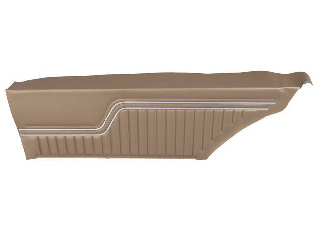 PANEL SET, Inside Quarter, Std, Gold, *Platinum Edition* Note:Note: These panels do not include the top garnish rails (usually plastic or metal) or the windowfelts. Windowfelts can be purchased separately from NPD, the custome