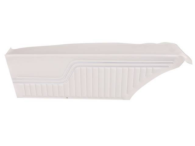 PANEL SET, Inside Quarter, Std, White, *Platinum Edition* Note:Note: These panels do not include the top garnish rails (usually plastic or metal) or the windowfelts. Windowfelts can be purchased separately from NPD, the custom