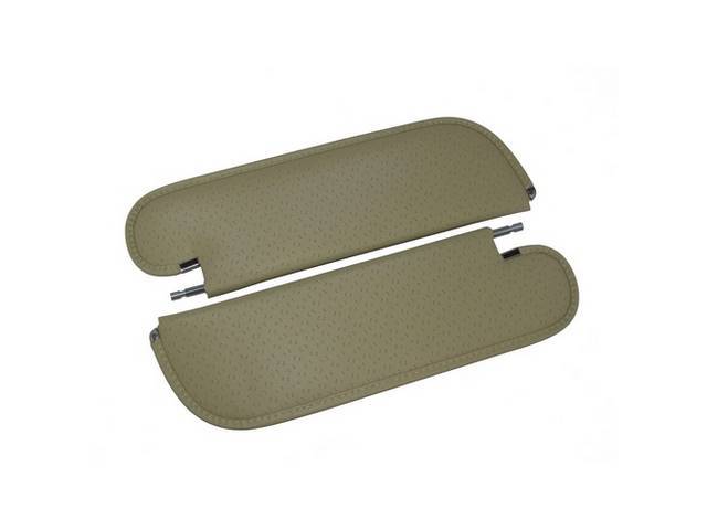 Sandalwood Perforated Grain Sunvisor Set, reproduction