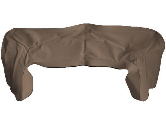 TOP BOOT, Dark Saddle, Distinctive, madrid grain vinyl w/ tuck strip, does not incl clips