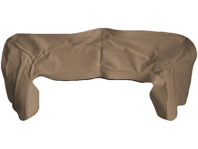 TOP BOOT, Saddle, Distinctive, madrid grain vinyl w/ tuck strip, does not incl clips