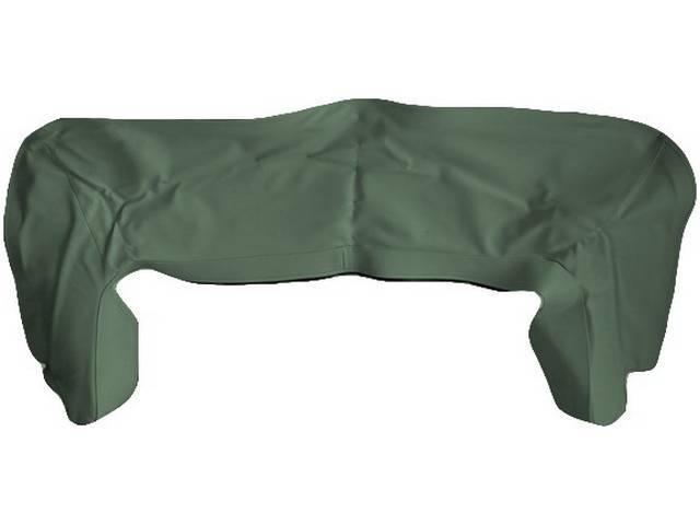 TOP BOOT, Dark Green Metallic, Distinctive, madrid grain vinyl w/ tuck strip, does not incl clips