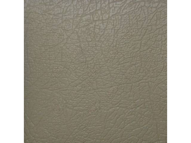 Upholstery Set, Front Bench, 50-50 split back w/o arm rest, Light Fawn, PUI, seville grain vinyl