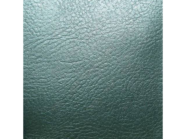 UPHOLSTERY SET, Front Bench, 50-50 split back w/o arm rest, Aqua, PUI, madrid grain vinyl