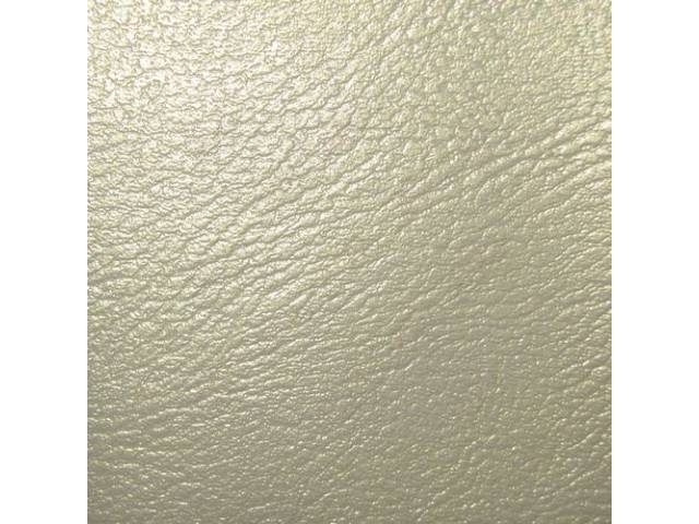 Upholstery Set, Front Bench, 50-50 split back w/o arm rest, Pearl, PUI, madrid grain vinyl