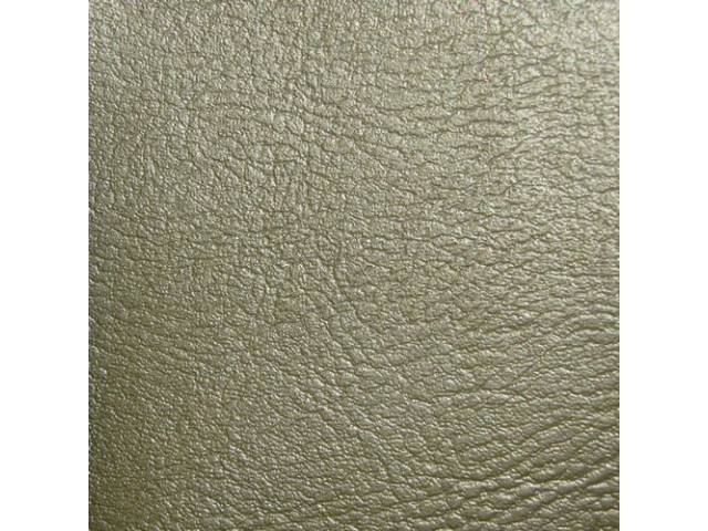 Upholstery Set, Front Bench, 50-50 split back w/o arm rest, Ivy Gold, PUI, madrid grain vinyl