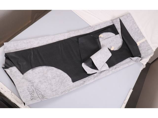 Single Seam Vinyl Top, Black, Levant Grain