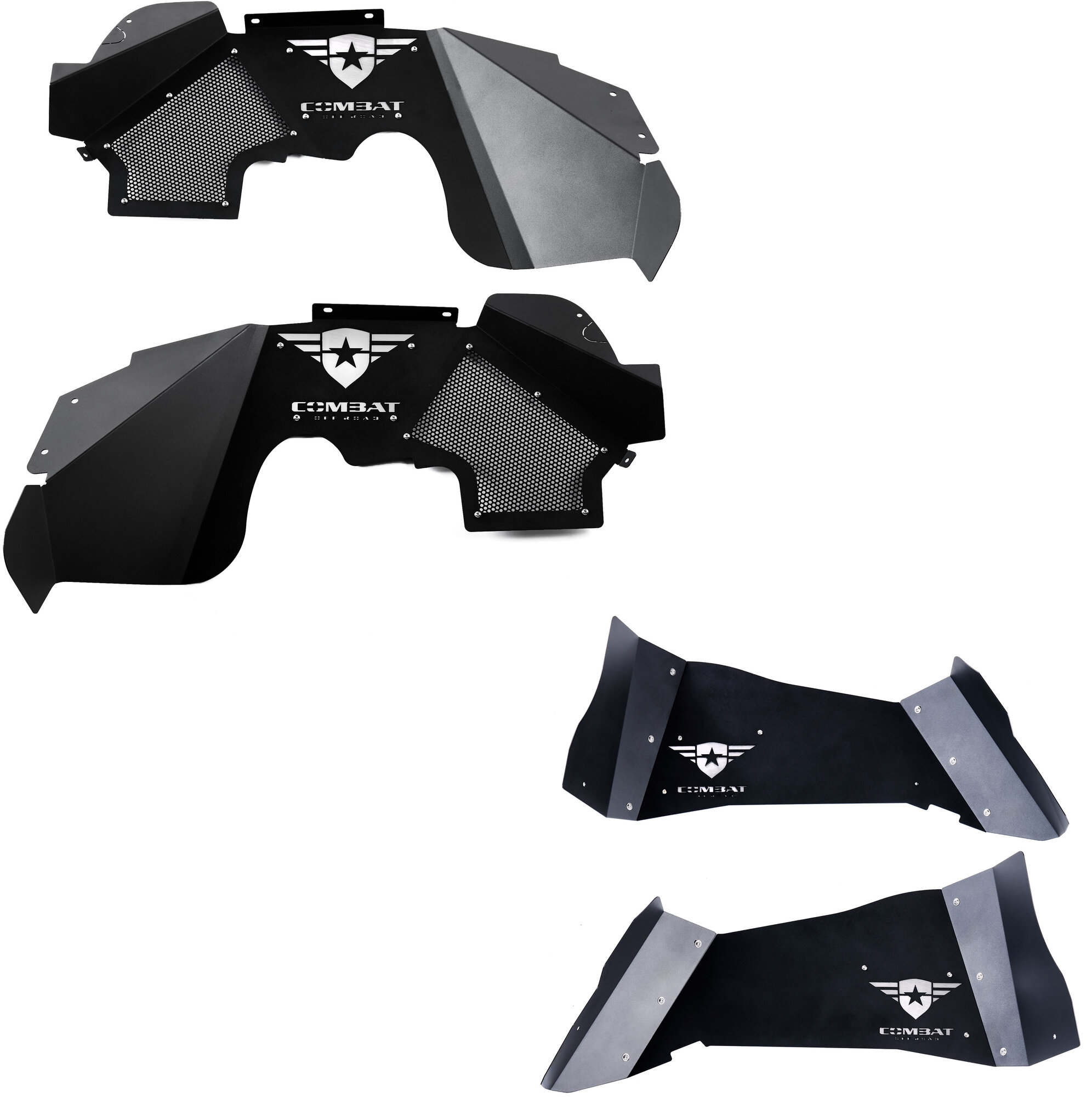 Combat Off Road Battle Ready Aluminum Inner Fender Kit for 07-18 Jeep Wrangler JK