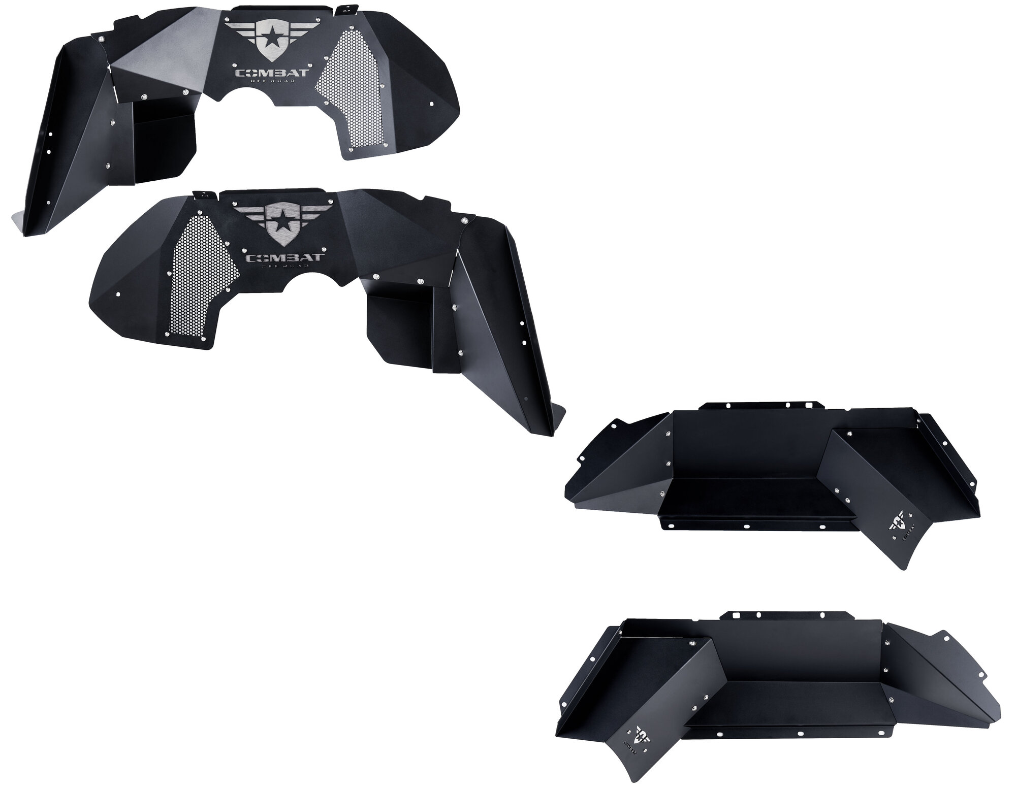 Combat Off Road Battle Ready Aluminum Inner Fender Kit for 20-26 Jeep Gladiator JT